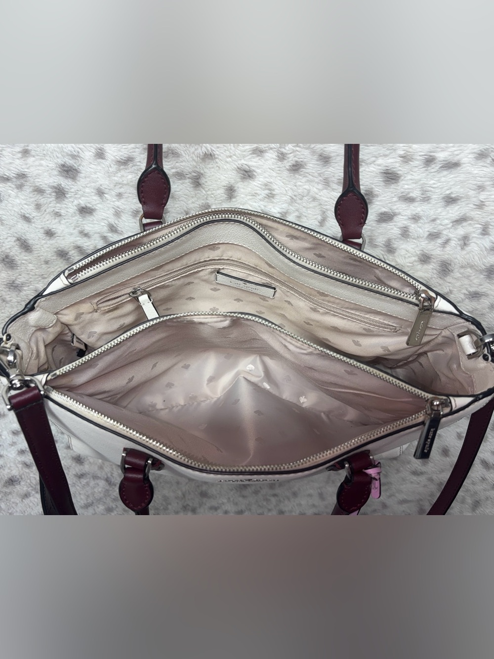 KATE SPADE DANI TRIPLE COMPARTMENT SATCHEL - Picture 12 of 14